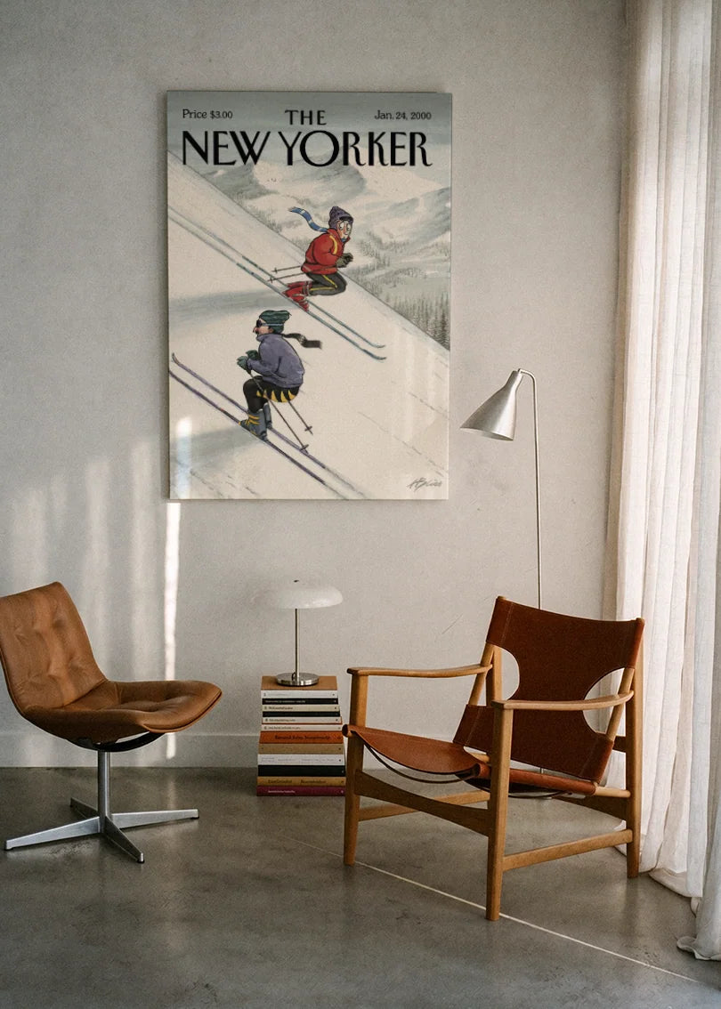 Akustikbillede med The NewYorker-motiv nr. 89 – i lyst rum