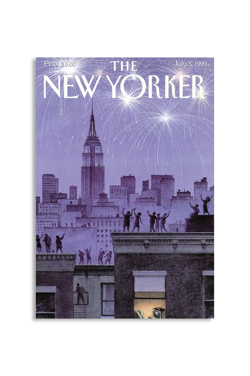 Akustikbillede med The NewYorker-motiv nr. 90