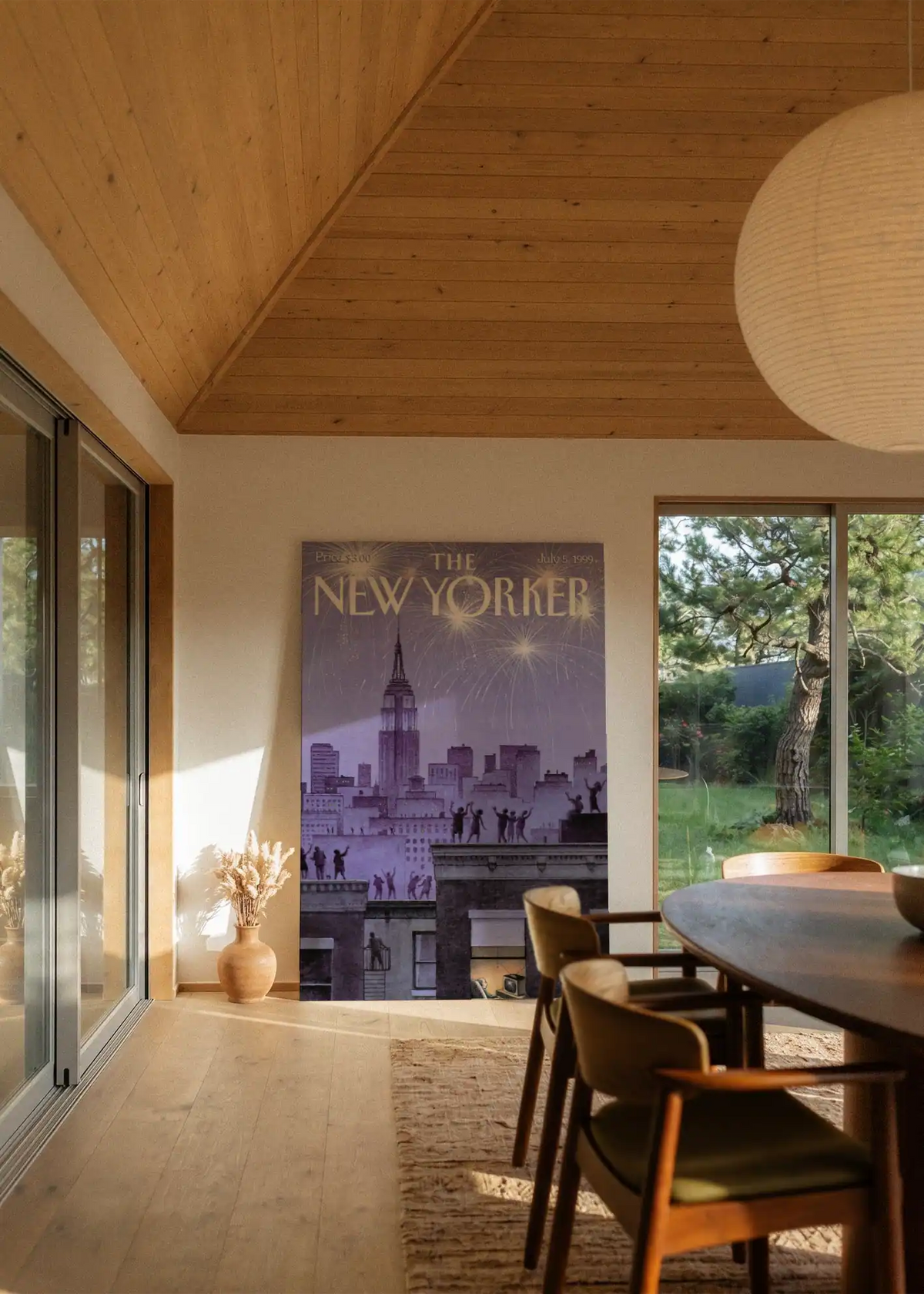 Akustikbillede med The NewYorker-motiv nr. 90 – i stuen