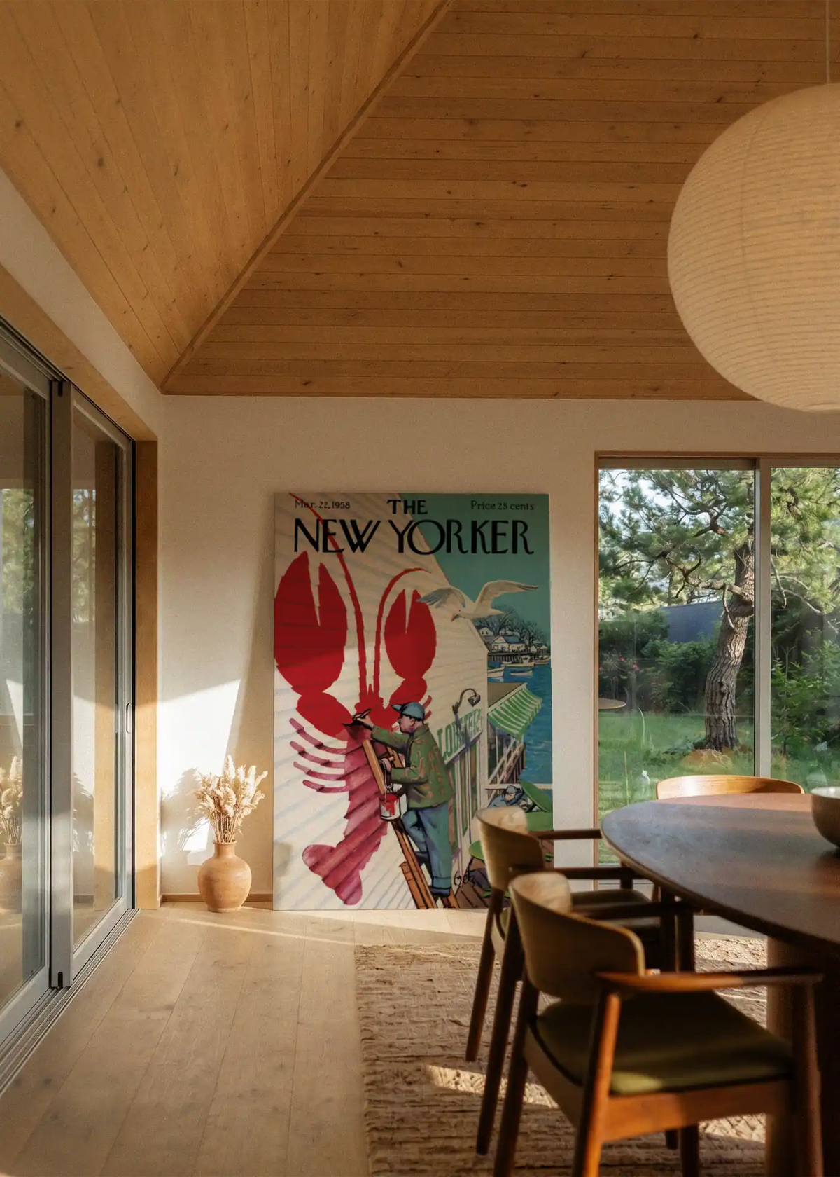 Akustikbillede med The NewYorker-motiv nr. 99 – i stuen
