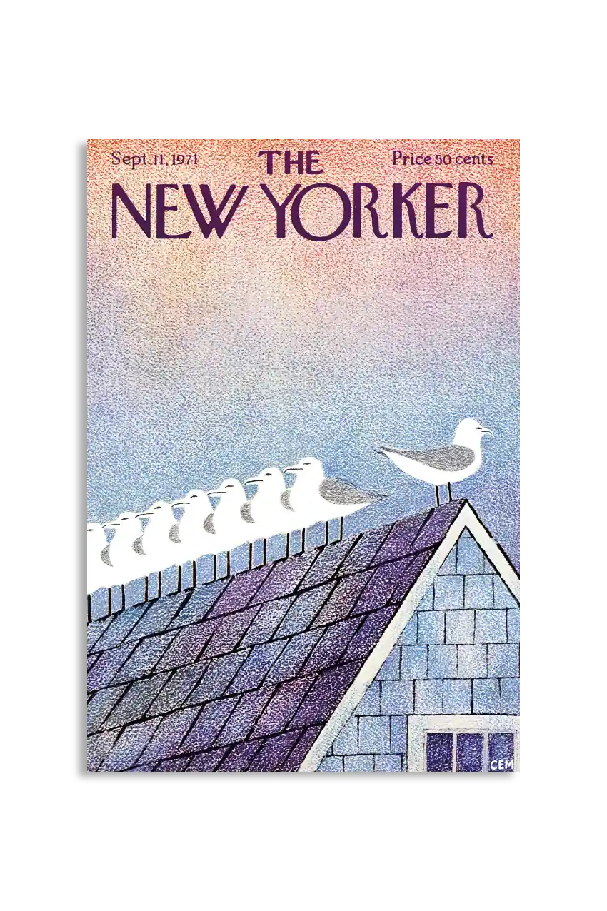 Akustikbillede med The NewYorker-motiv nr. 100
