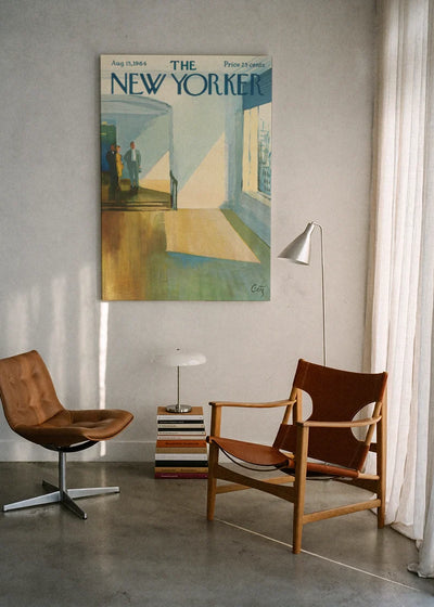 Akustikbillede med The NewYorker-motiv nr. 108 – i lyst rum