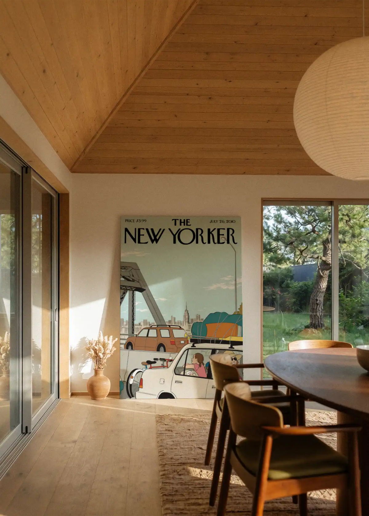 Akustikbillede med The NewYorker-motiv nr. 112 – i stuen