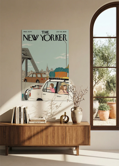 Akustikbillede med The NewYorker-motiv nr. 112 – i spisestuen