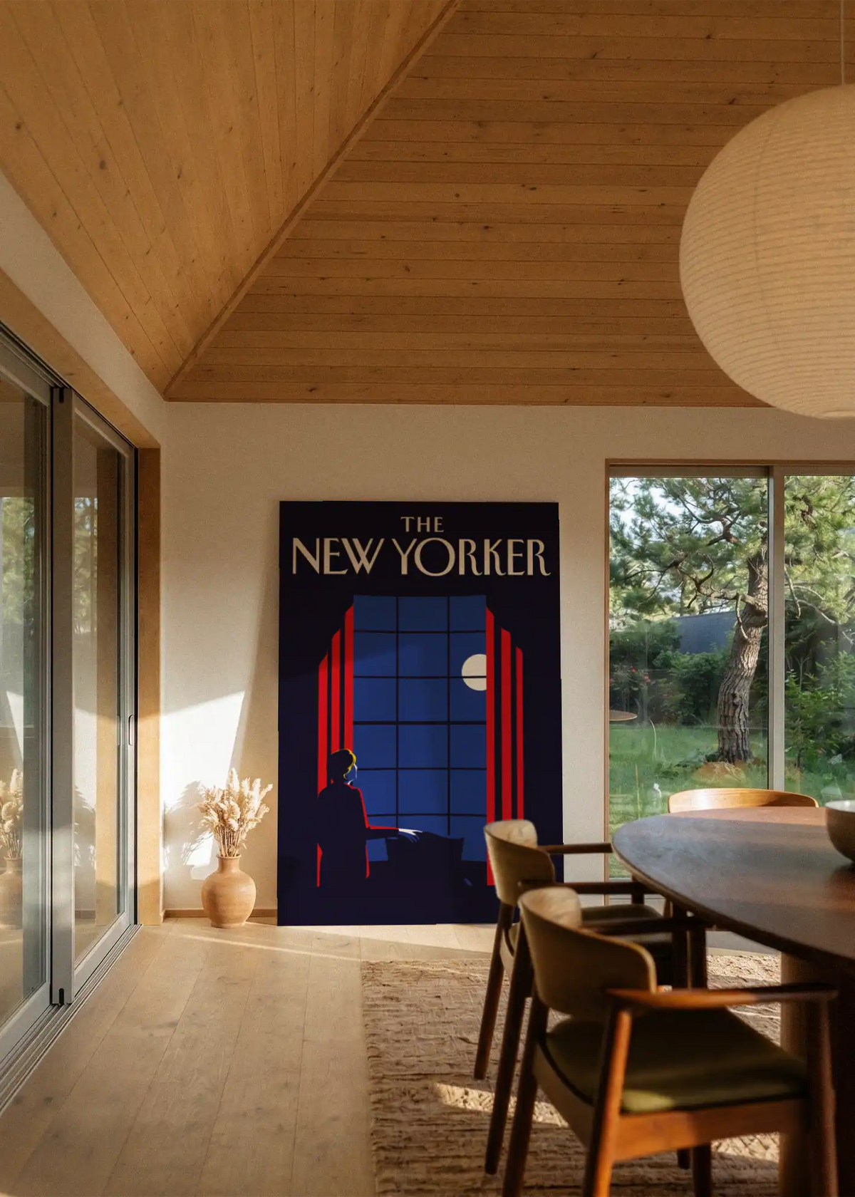 Akustikbillede med The NewYorker-motiv nr. 114 – i stuen