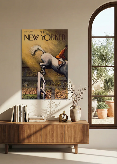 Akustikbillede med The NewYorker-motiv nr. 115 – i spisestuen