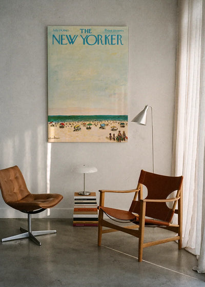 Akustikbillede med The NewYorker-motiv nr. 121 – i lyst rum