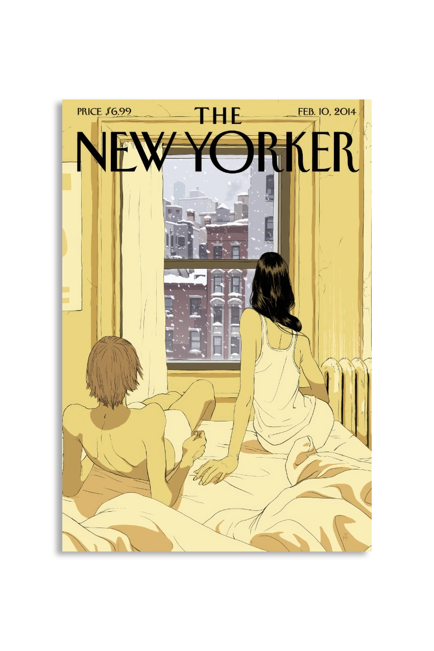 Akustikbillede med The NewYorker-motiv nr. 123