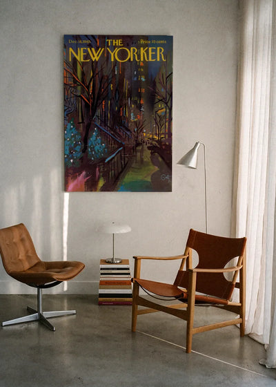 Akustikbillede med The NewYorker-motiv nr. 126 – i lyst rum