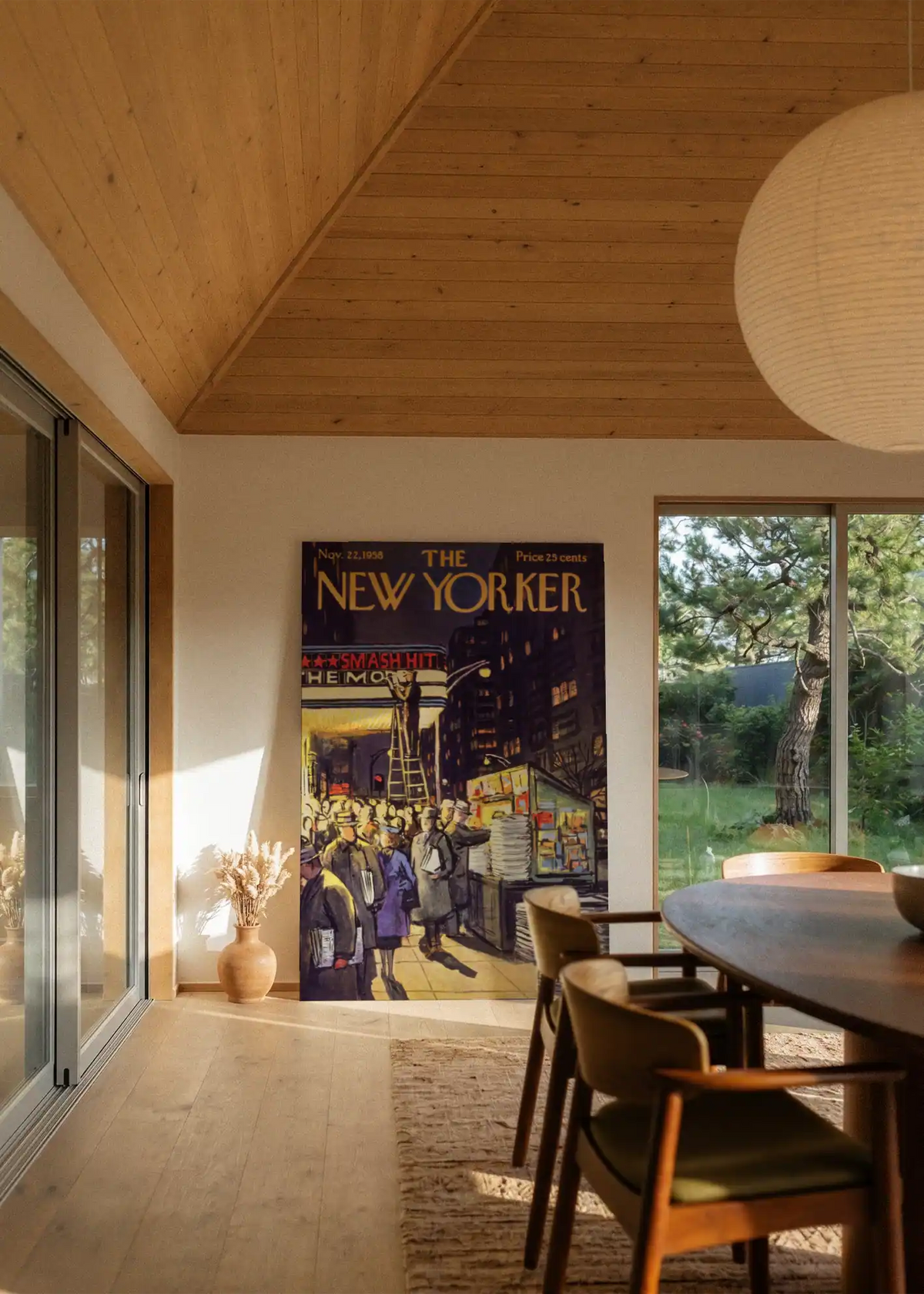 Akustikbillede med The NewYorker-motiv nr. 131 – i stuen