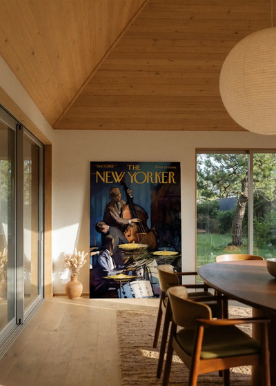 Akustikbillede med The NewYorker-motiv nr. 132 – i stuen