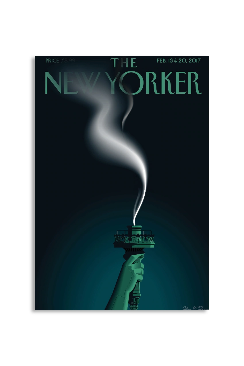 Akustikbillede med The NewYorker-motiv nr. 134
