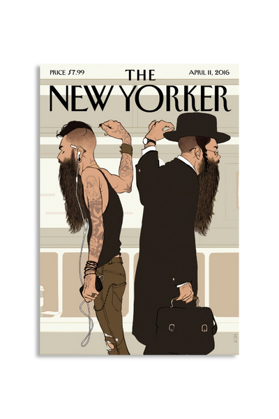 Akustikbillede med The NewYorker-motiv nr. 135