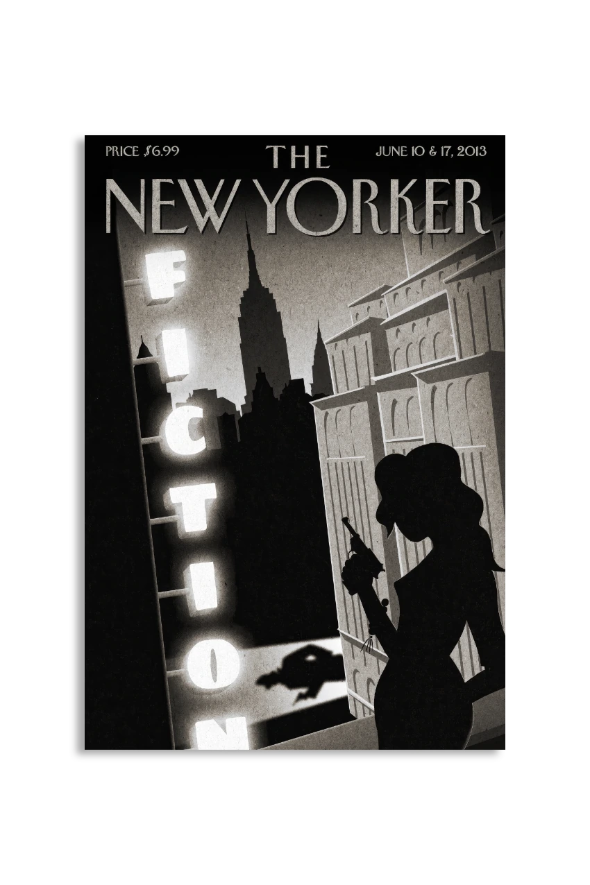 Akustikbillede med The NewYorker-motiv nr. 136