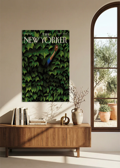 Akustikbillede med The NewYorker-motiv nr. 141 – i spisestuen