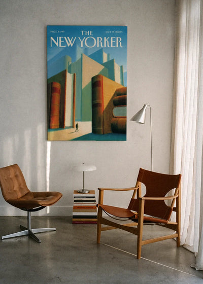 Akustikbillede med The NewYorker-motiv nr. 142 – i lyst rum