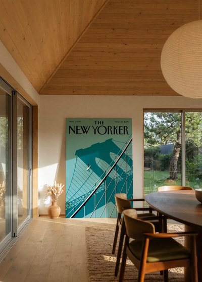 Akustikbillede med The NewYorker-motiv nr. 151 – i stuen