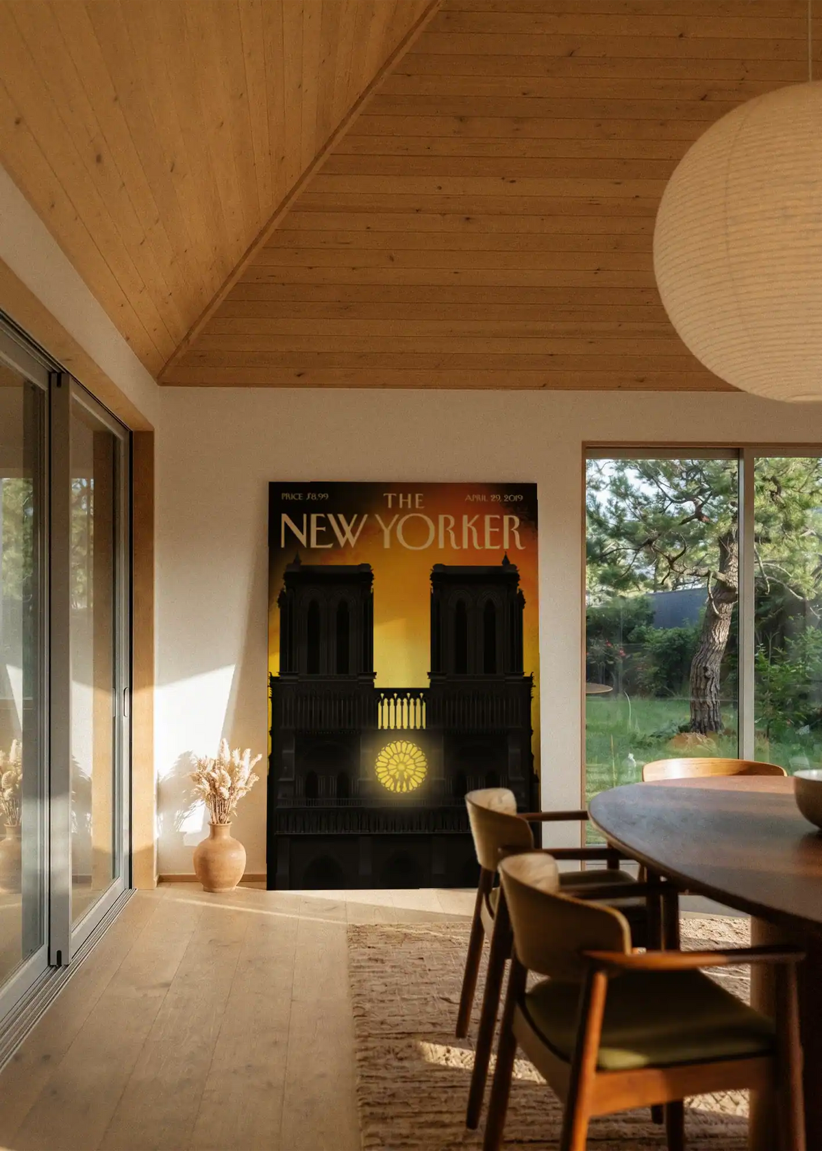Akustikbillede med The NewYorker-motiv nr. 152 – i stuen