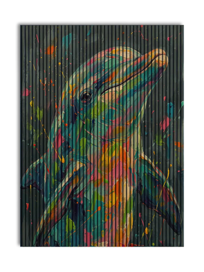 Akustikpanel med Painted Animal motiv nr. 18