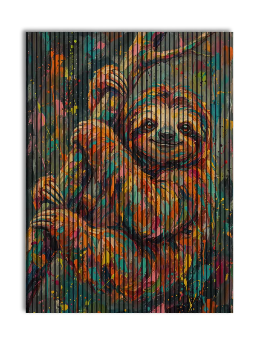 Akustikpanel med Painted Animal motiv nr. 21