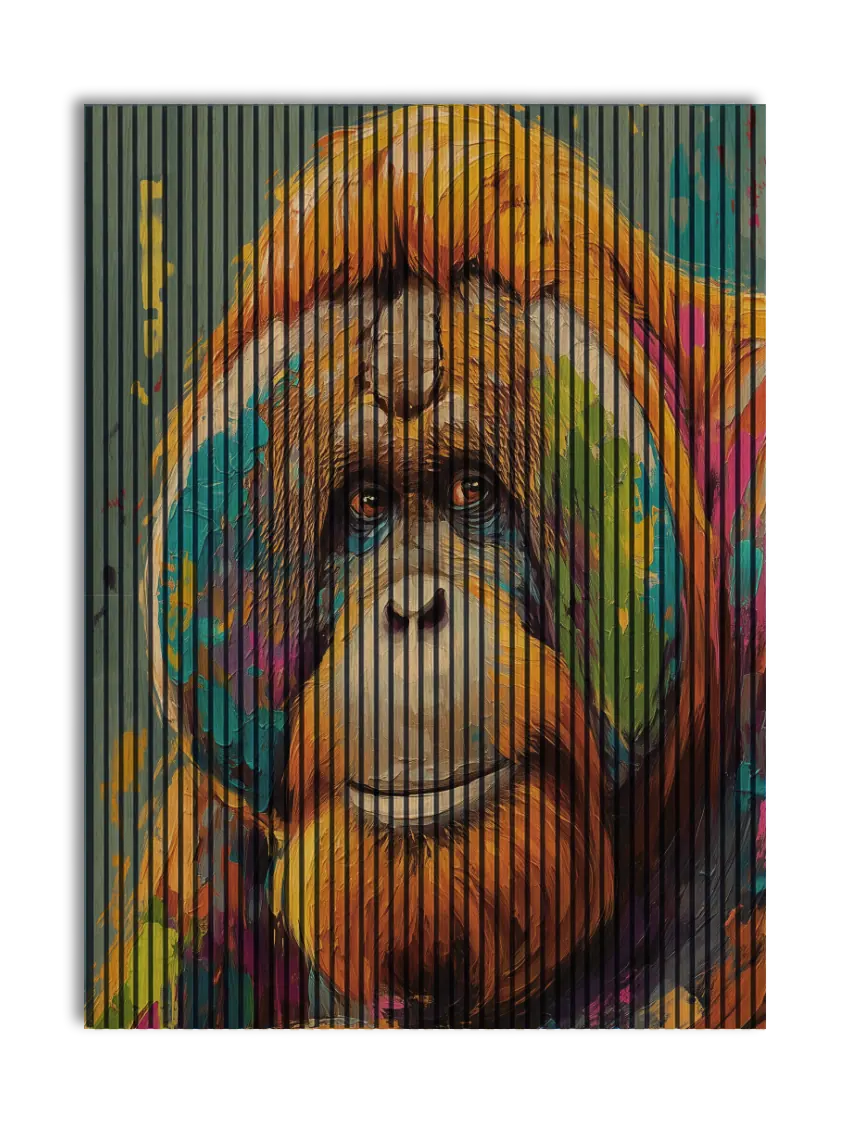 Akustikpanel med Painted Animal motiv nr. 9