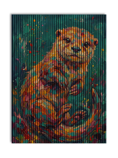 Akustikpanel med Painted Animal motiv nr. 23